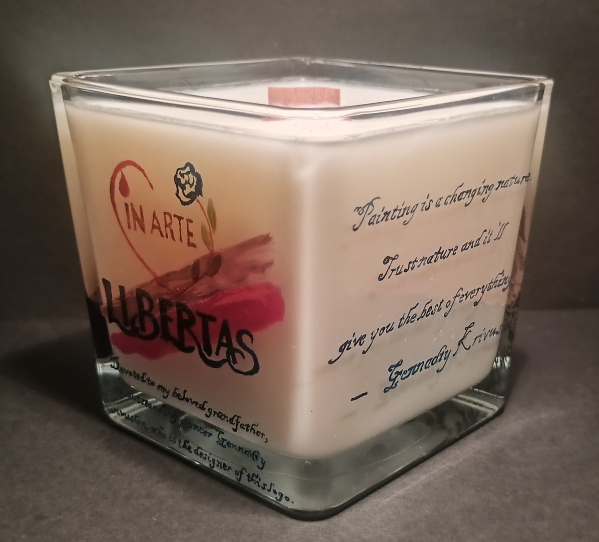 Marilyn Monroe · Collectible 1/1 Hand-Painted Functional Candle