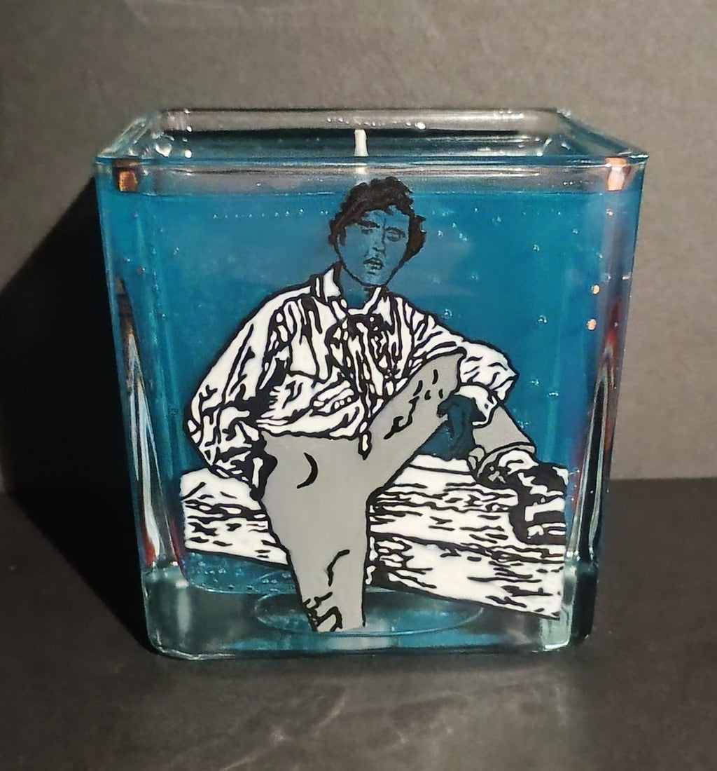 Lolotte · Collectible 1/1 Hand-Painted Functional Candle