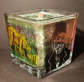 White Bear with Her Cubs · Collectible 1/1 Hand-Painted Functional Candle