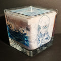 Himalayas · Collectible 1/1 Hand-Painted Functional Candle