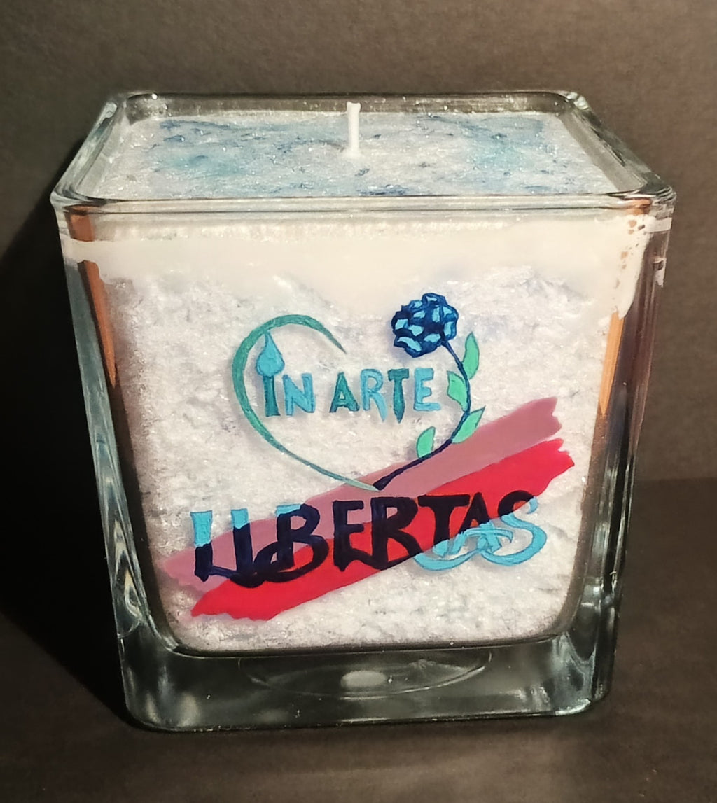Himalayas · Collectible 1/1 Hand-Painted Functional Candle