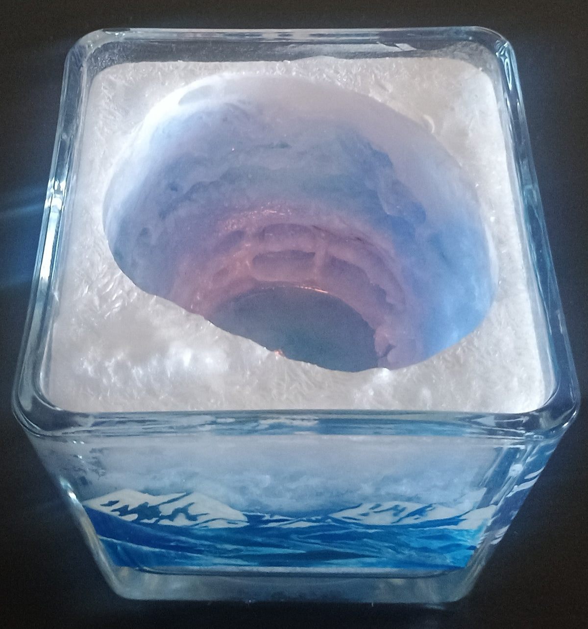 Himalayas · Collectible 1/1 Hand-Painted Functional Candle