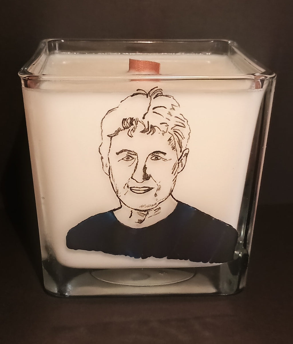 Marilyn Monroe · Collectible 1/1 Hand-Painted Functional Candle