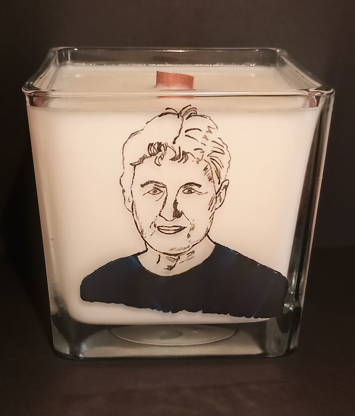 Marilyn Monroe · Collectible 1/1 Hand-Painted Functional Candle
