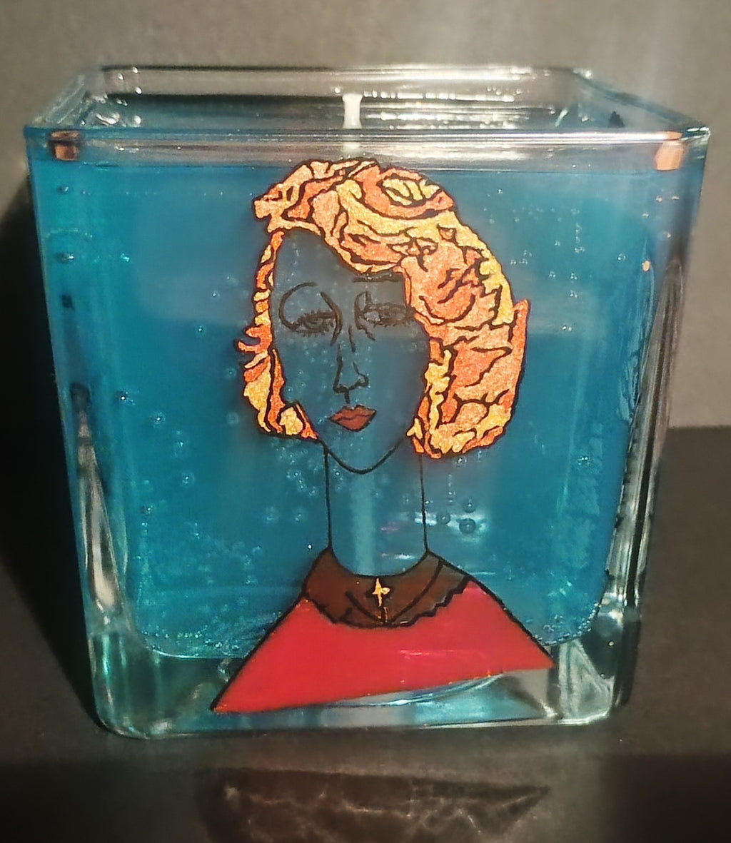 Lolotte · Collectible 1/1 Hand-Painted Functional Candle